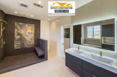 Bathroom remodeling project in Palo Alto by Gatica's Construction