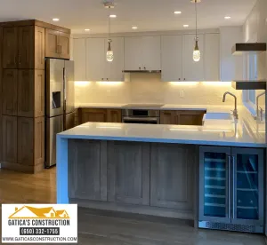 Kitchen remodeling project by Gatica's Construction